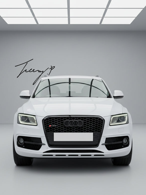 Audi Q5 SQ5 RSQ5 style gloss black honeycomb front grille
