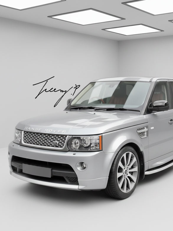 Range Rover Sport L320 Autobiography style black silver mesh front grille
