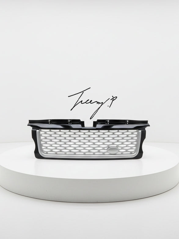 Range Rover Sport L320 Autobiography style black silver mesh front grille
