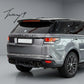 SVR Style Rear Bumper Diffuser Tow Eye Cover for Range Rover Sport L494 2014-2017