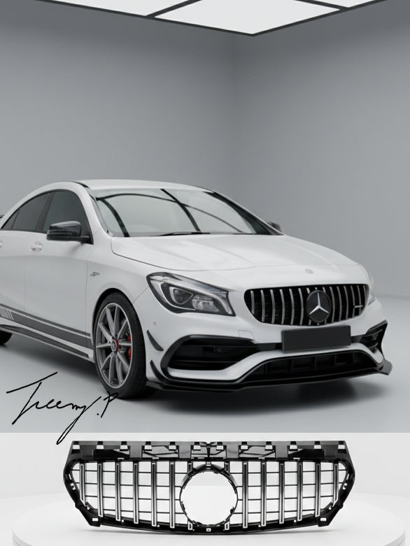 Panamericana GT Style Front Grille for Mercedes CLA C117 W117 X117 AMG 2013-2018