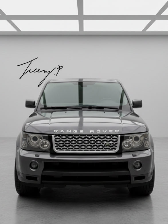 Range Rover Sport L320 pre facelift gloss black chrome front grille
