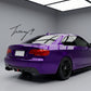 BMW E92 E93 328i M Sport gloss black F1 style rear diffuser valance sporty aggressive rear styling