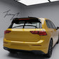 VW Golf MK8 Gloss Black Rear Spoiler Extension
