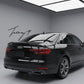 Audi A4 S4 B9 saloon carbon fibre effect V style rear boot spoiler