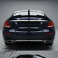 Gloss black boot spoiler for Mercedes E Class W213 2016 to 2020