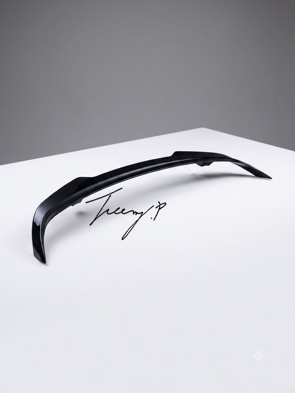 VW Golf MK8 Gloss Black Rear Spoiler Extension
