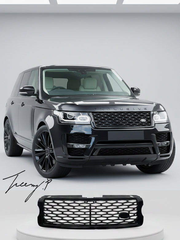 Range Rover Vogue L405 SVO look gloss black front grille
