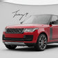 Gloss black and chrome SVA style front grille for Range Rover Vogue L405
