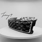 Gloss black and chrome SVA style front grille for Range Rover Vogue L405
