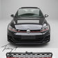 Gloss black GTI look front grille with red stripe for VW Golf MK7.5
