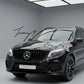 Gloss black Panamericana GT style front grille for Mercedes GLE63 AMG W166 X292
