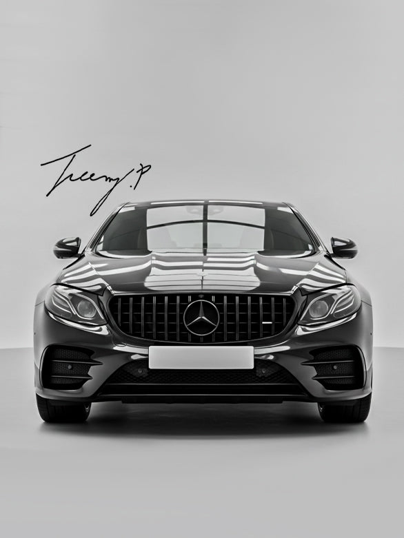 Chrome GT Panamericana style grille for Mercedes E Class W213 C238 facelift
