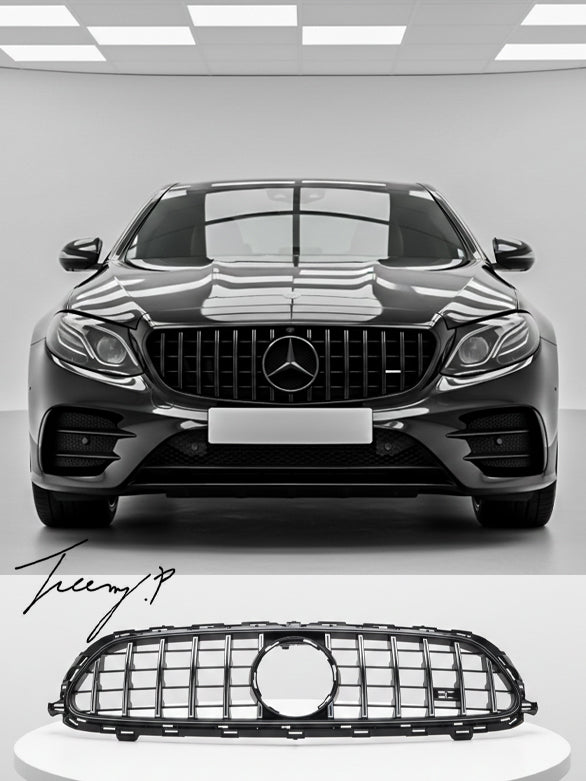 Chrome GT Panamericana style grille for Mercedes E Class W213 C238 facelift

