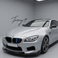 BMW 6 Series F12 F13 F06 M6 gloss black M color front kidney grille sporty performance styling

