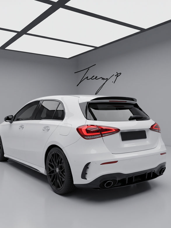 Mercedes A35 W177 Black Rear Roof Spoiler
