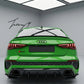 Audi RS3 8Y saloon gloss black rear diffuser valance
