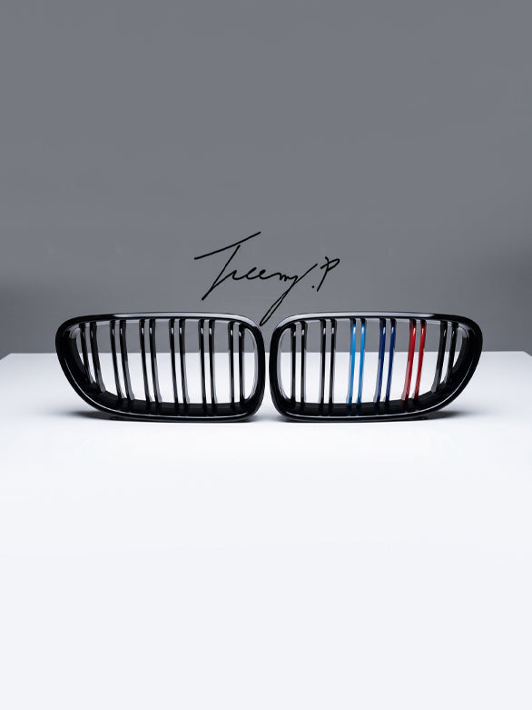 BMW 6 Series F12 F13 F06 M6 gloss black M color front kidney grille sporty performance styling
