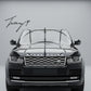 Range Rover Vogue L405 2013-2017 front grille 2018 look gloss black & silver
