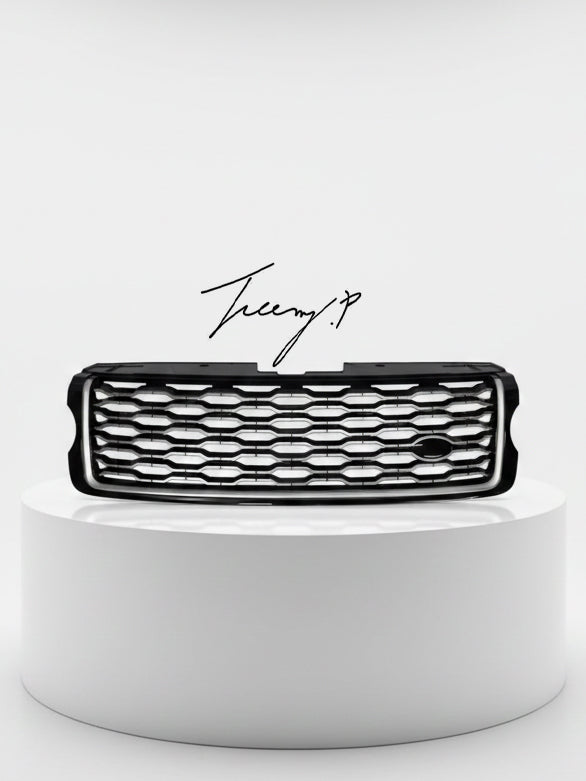 Range Rover Vogue L405 2013-2017 front grille 2018 look gloss black & silver
