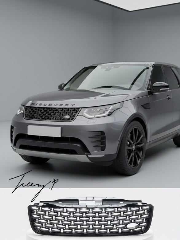 Land Rover Discovery 5 L462 2017-2020 gloss black Dynamic style front grille
