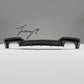 BMW 6 Series F06 F12 F13 M Sport gloss carbon effect rear bumper diffuser sporty aggressive styling upgrade
