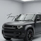 Gloss Black Side Vent Bonnet Air Vent Kit For Land Rover Defender 90 110 130 L663 2020-2026