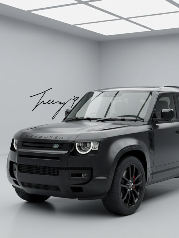 Gloss Black Side Vent Bonnet Air Vent Kit For Land Rover Defender 90 110 130 L663 2020-2026