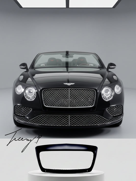Bentley Continental GT 2017+ gloss black front grille surround
