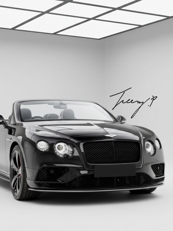 Bentley Continental GT 2017+ gloss black front bumper grille replacements
