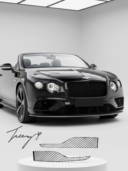 Bentley Continental GT 2017+ gloss black front bumper grille replacements
