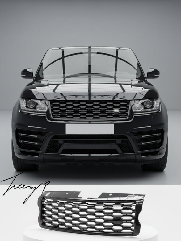 Range Rover Vogue L405 2013-2017 2018 facelift gloss black front grille
