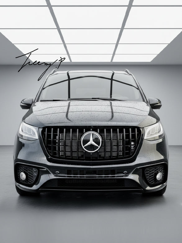 Mercedes Sprinter W907 (2019+) GT style gloss black front grille
