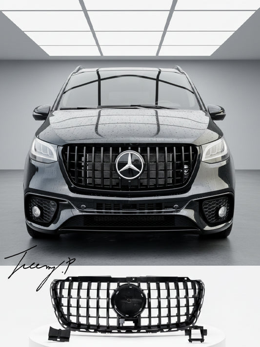 Mercedes Sprinter W907 (2019+) GT style gloss black front grille

