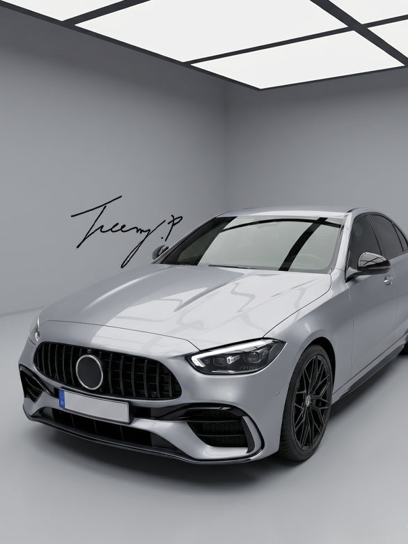 Mercedes C Class W206 GT R AMG style front grille 2021 and newer
