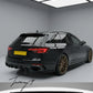 Audi A4 B9 Avant RS4 look rear roof boot spoiler gloss black 2017 and newer