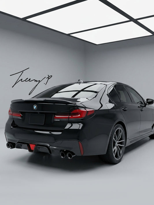BMW 5 Series G30 G31 rear diffuser bodykit for 2017 - 2020 models

