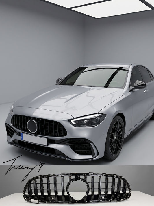 Mercedes C Class W206 GT R AMG style front grille 2021 and newer
