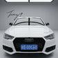 Audi A4 B9 Avant RS4 style front grille honeycomb design gloss black 2015 to 2019
