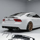 Audi A7 2016-2018 RS7 style rear diffuser gloss black with black tailpipes
