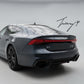 Audi A7 S7 4K8 (2019+) RS7 look rear diffuser gloss black with black tips
