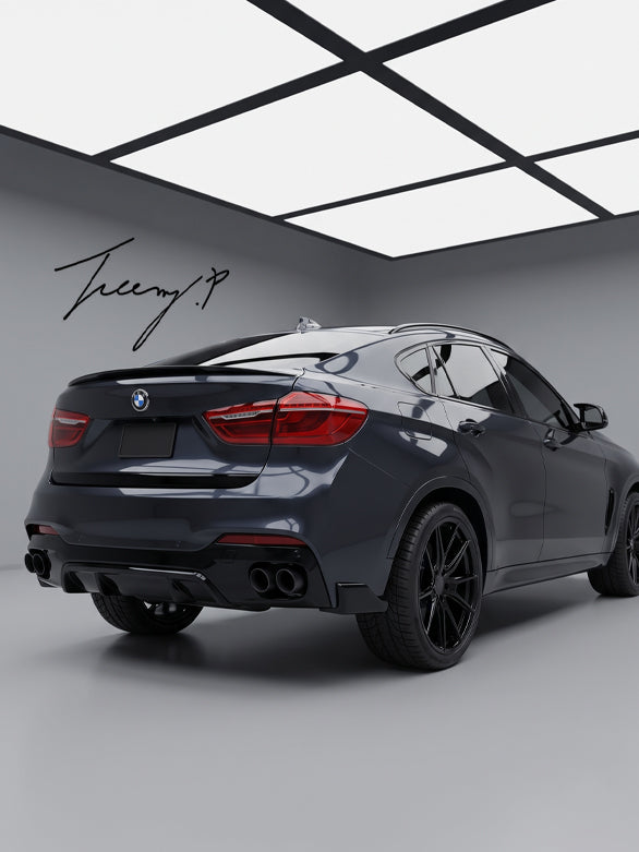 BMW X6 F16 Gloss Black Rear Spoiler Wing
