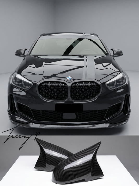 Mirror covers caps upgrade for BMW 1 Series F40 sporty exterior styling
