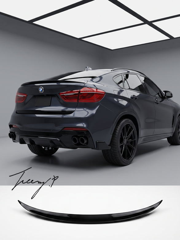 BMW X6 F16 Gloss Black Rear Spoiler Wing
