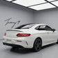 Mercedes C205 Coupe AMG Style Gloss Black Rear Spoiler
