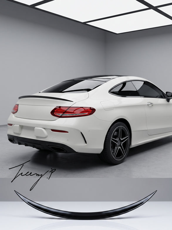 Mercedes C205 Coupe AMG Style Gloss Black Rear Spoiler
