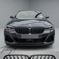 BMW 6 Series G32 GT LCI (2020+) double slat front kidney grilles gloss black OEM fit
