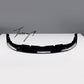 Black front splitter spoiler upgrade for BMW 1 Series F40 sporty bumper styling