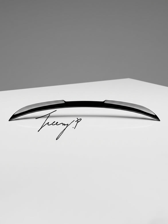 Audi A7 MK1 gloss black rear boot spoiler
