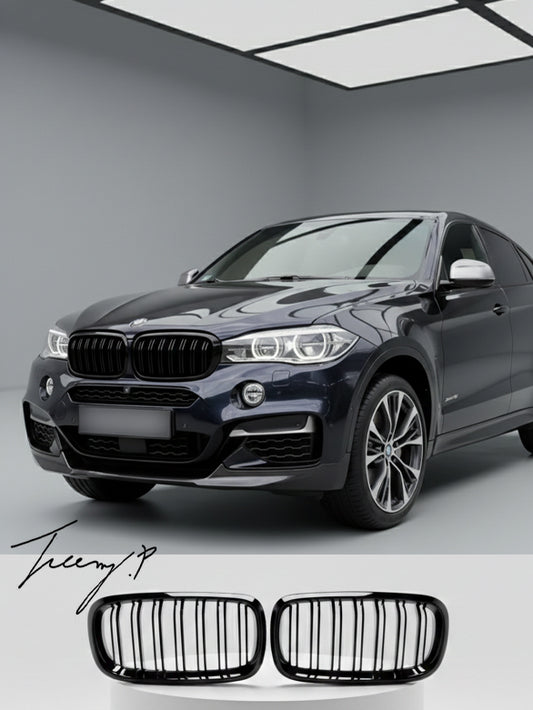 BMW X5 F15 double slat front kidney grilles
